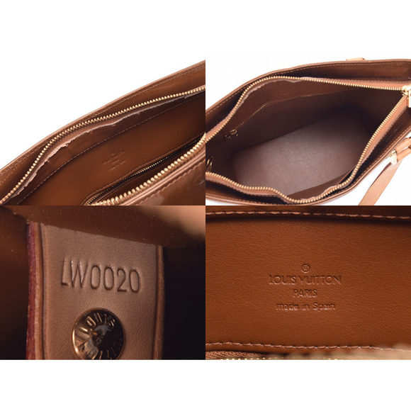 Louis Vuitton Vernis Patent Houston Bron White ze - Picture 9 of 12